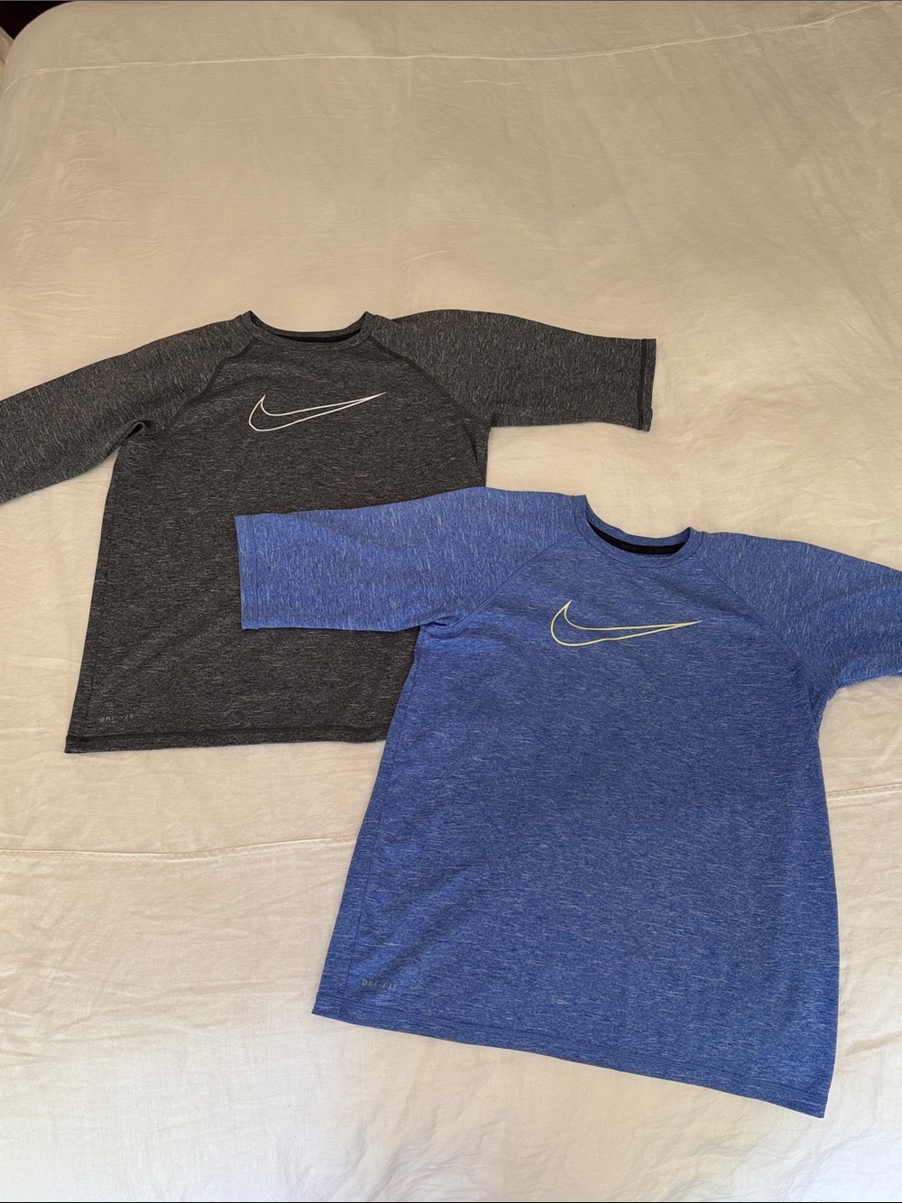 Nike Dri-Fit Swim Shirts/Rashguards (bundle of 2)